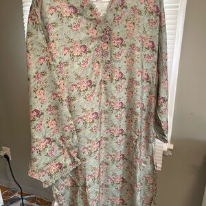 Floral Button-Up Dress